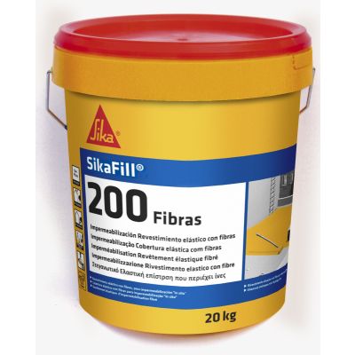SikaFill 200 Fibras Pintura Impermeabilizante