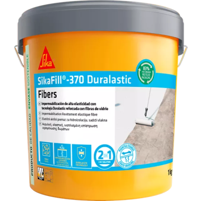 SikaFill 370 Fibers. Pintura Impermeabilizante con fibras