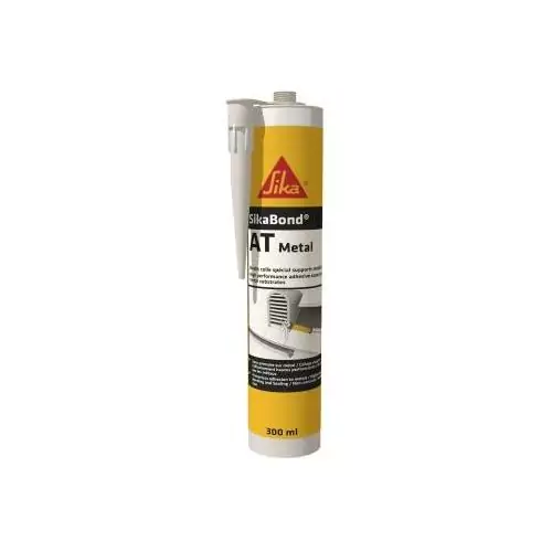 Sikabond AT metal. Caja 12 cartuchos 300 ml. La unidad sale a 9,08 €