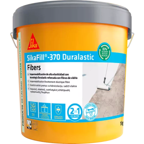 SikaFill 370 Fibers. Pintura Impermeabilizante con fibras