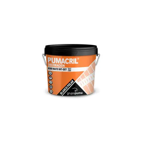 Pintura plastica Pumacril Decoracion Mate Int/Ext