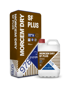 Morcem dry SF plus. Lote 20 kg + 6 kg.