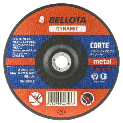 Disco abrasivo dynamic Bellota corte metal 50400