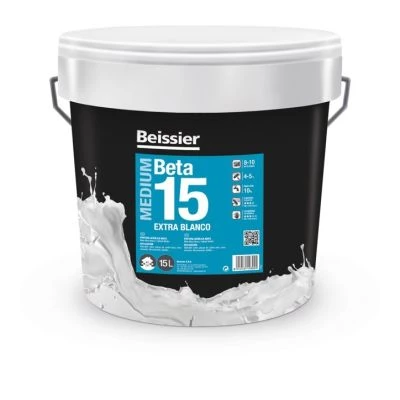 Pintura Acrilica Beta 15 Extra Blanco 15 litros