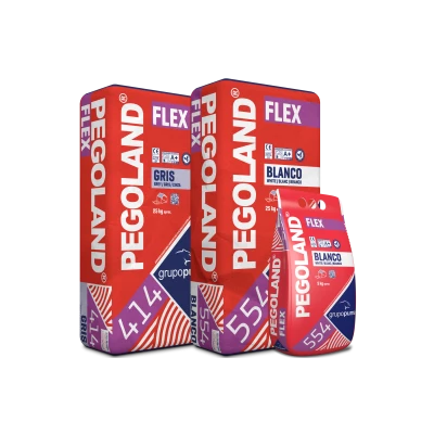 Pegoland flex blanco 25 kg. C2 TE S1.